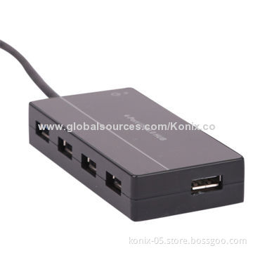 Portable 4-port USB 3.0 Hub with DCP Charging Port for PromotionNew